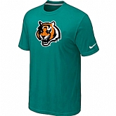 Cincinnati Bengals Tean Logo T-Shirt Green,baseball caps,new era cap wholesale,wholesale hats