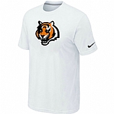 Cincinnati Bengals Tean Logo T-Shirt White,baseball caps,new era cap wholesale,wholesale hats