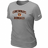 Cincinnati Bengals Women's Heart & Sou L.Greyl T-Shirt,baseball caps,new era cap wholesale,wholesale hats