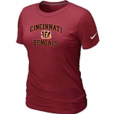 Cincinnati Bengals Women's Heart & Sou Redl T-Shirt,baseball caps,new era cap wholesale,wholesale hats