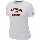 Cincinnati Bengals Women's Heart & Sou Whitel T-Shirt,baseball caps,new era cap wholesale,wholesale hats