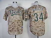 Cincinnati Reds #34 Homer Bailey 2014 Camo Jerseys,baseball caps,new era cap wholesale,wholesale hats