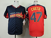Cincinnati Reds #47 Johnny Cueto 2014 All Star Navy Blue Jerseys,baseball caps,new era cap wholesale,wholesale hats