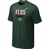 Cincinnati Reds 2014 Home Practice T-Shirt - Dark Green,baseball caps,new era cap wholesale,wholesale hats