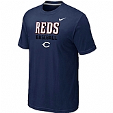 Cincinnati Reds 2014 Home Practice T-Shirt - Dark blue,baseball caps,new era cap wholesale,wholesale hats