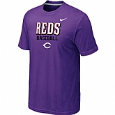Cincinnati Reds 2014 Home Practice T-Shirt - Purple,baseball caps,new era cap wholesale,wholesale hats