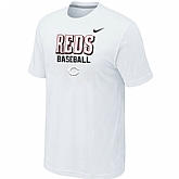 Cincinnati Reds 2014 Home Practice T-Shirt - White,baseball caps,new era cap wholesale,wholesale hats