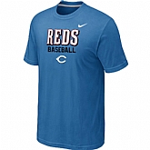 Cincinnati Reds 2014 Home Practice T-Shirt - light Blue,baseball caps,new era cap wholesale,wholesale hats