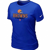 Cleveland Browns Blue Women's Critical Victory T-Shirt,baseball caps,new era cap wholesale,wholesale hats