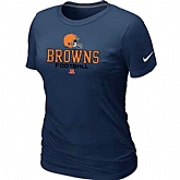 Cleveland Browns D.Blue Women's Critical Victory T-Shirt,baseball caps,new era cap wholesale,wholesale hats