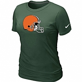Cleveland Browns D.Green Women's Logo T-Shirt,baseball caps,new era cap wholesale,wholesale hats