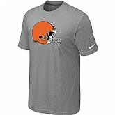 Cleveland Browns Sideline Legend Authentic Logo T-Shirt Light grey,baseball caps,new era cap wholesale,wholesale hats