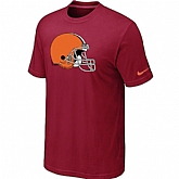 Cleveland Browns Sideline Legend Authentic Logo T-Shirt Red,baseball caps,new era cap wholesale,wholesale hats