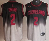 Cleveland Cavaliers #2 Kyrie Irving Black And Gray Fadeaway Fashion Jerseys,baseball caps,new era cap wholesale,wholesale hats