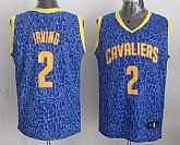 Cleveland Cavaliers #2 Kyrie Irving Blue Leopard Fashion Jerseys,baseball caps,new era cap wholesale,wholesale hats