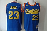 Cleveland Cavaliers #23 LeBron James Broadsword Blue Swingman Throwback Jerseys,baseball caps,new era cap wholesale,wholesale hats