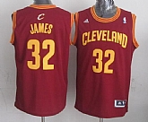 Cleveland Cavaliers #32 LeBron James Revolution 30 Swingman Red Jerseys,baseball caps,new era cap wholesale,wholesale hats