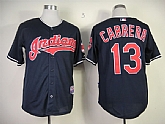 Cleveland Indians #13 Asdrubal Cabrera 2013 Navy Blue Jerseys,baseball caps,new era cap wholesale,wholesale hats
