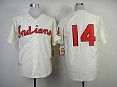 Cleveland Indians #14 Larry Doby Cream 1951 Throwback Jerseys,baseball caps,new era cap wholesale,wholesale hats