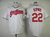 Cleveland Indians #22 Jason Kipnis 2013 White Jerseys,baseball caps,new era cap wholesale,wholesale hats