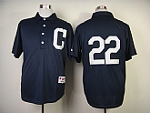 Cleveland Indians #22 Jason Kipnis Navy Blue 1902 Throwback Jerseys,baseball caps,new era cap wholesale,wholesale hats