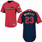 Cleveland Indians #23 Brantley 2014 All Star Red Jerseys,baseball caps,new era cap wholesale,wholesale hats