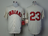 Cleveland Indians #23 Brantley Cream Jerseys,baseball caps,new era cap wholesale,wholesale hats