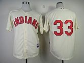 Cleveland Indians #33 Nick Swisher 2013 Cream Jerseys,baseball caps,new era cap wholesale,wholesale hats
