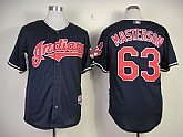 Cleveland Indians #63 Justin Masterson 2013 Navy Blue Jerseys,baseball caps,new era cap wholesale,wholesale hats