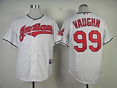 Cleveland Indians #99 Vaughn 2013 White Jerseys,baseball caps,new era cap wholesale,wholesale hats