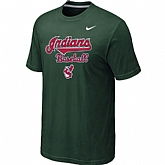 Cleveland Indians 2014 Home Practice T-Shirt - Dark Green,baseball caps,new era cap wholesale,wholesale hats