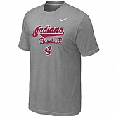 Cleveland Indians 2014 Home Practice T-Shirt - Light Grey,baseball caps,new era cap wholesale,wholesale hats