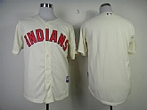 Cleveland Indians Blank Cream Jerseys,baseball caps,new era cap wholesale,wholesale hats