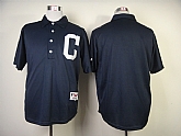 Cleveland Indians Blank Navy Blue 1902 Throwback Jerseys,baseball caps,new era cap wholesale,wholesale hats