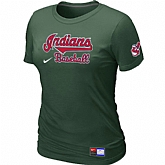 Cleveland Indians D.Green Nike Women's Short Sleeve Practice T-Shirt,baseball caps,new era cap wholesale,wholesale hats