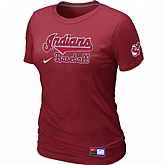 Cleveland Indians Red Nike Women's Short Sleeve Practice T-Shirt,baseball caps,new era cap wholesale,wholesale hats