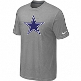 Dallas Cowboys Sideline Legend Authentic Logo T-Shirt Light grey,baseball caps,new era cap wholesale,wholesale hats