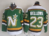 Dallas Stars #23 Bellows Green CCM Throwback Jerseys,baseball caps,new era cap wholesale,wholesale hats