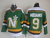 Dallas Stars #9 Mike Modano Green CCM Throwback Jerseys,baseball caps,new era cap wholesale,wholesale hats