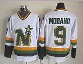 Dallas Stars #9 Mike Modano White CCM Throwback Jerseys,baseball caps,new era cap wholesale,wholesale hats