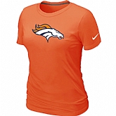 Denver Broncos Broncos Orange Women's Logo T-Shirt,baseball caps,new era cap wholesale,wholesale hats