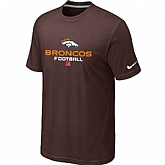 Denver Broncos Critical Victory Brown T-Shirt,baseball caps,new era cap wholesale,wholesale hats