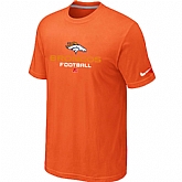 Denver Broncos Critical Victory Orange T-Shirt,baseball caps,new era cap wholesale,wholesale hats