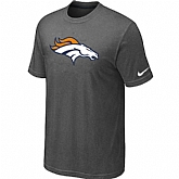 Denver Broncos Sideline Legend Authentic Logo T-Shirt Dark grey,baseball caps,new era cap wholesale,wholesale hats