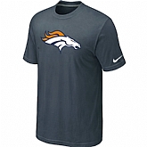 Denver Broncos Sideline Legend Authentic Logo T-Shirt Grey,baseball caps,new era cap wholesale,wholesale hats