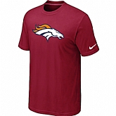 Denver Broncos Sideline Legend Authentic Logo T-Shirt Red,baseball caps,new era cap wholesale,wholesale hats