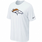 Denver Broncos Sideline Legend Authentic Logo T-Shirt White,baseball caps,new era cap wholesale,wholesale hats