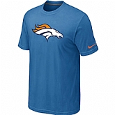 Denver Broncos Sideline Legend Authentic Logo T-Shirt light Blue,baseball caps,new era cap wholesale,wholesale hats