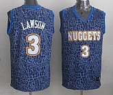 Denver Nuggets #3 Ty Lawson Blue Leopard Fashion Jerseys,baseball caps,new era cap wholesale,wholesale hats