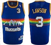 Denver Nuggets #3 Ty Lawson Blue Rainbow Throwback Swingman Jerseys,baseball caps,new era cap wholesale,wholesale hats